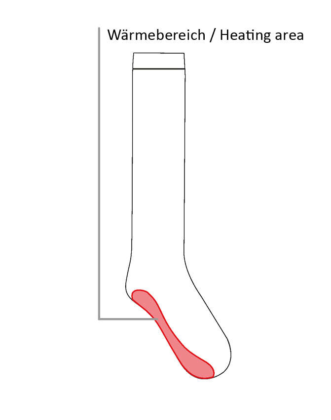 HKM Heizsocken Keep Warm Style mit Akku
